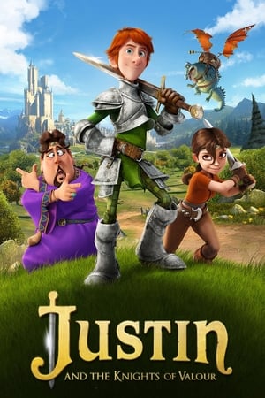 Justin and the Knights of Valour 2013 Hindi Dual Audio 720p BluRay [850MB] Movie Poster