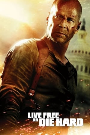 Live Free or Die Hard 2007 Hindi Dual Audio 720p BluRay [950MB] Movie Poster