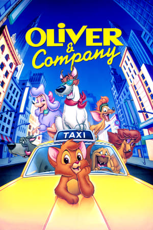 Oliver & Company (1988) Hindi Dual Audio 720p BluRay [700MB] Movie Poster