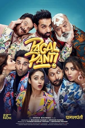 Pagalpanti (2019) Hindi Movie 480p HDRip - [400MB] Movie Poster