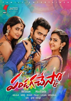 Pandaga Chesko 2015 Dual Audio Hindi 480p UnCut HDRip 450MB Movie Poster