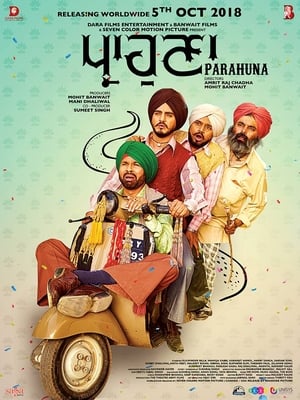 Parahuna 2018 Punjabi Movie 720p HDRip x264 [980MB] Movie Poster