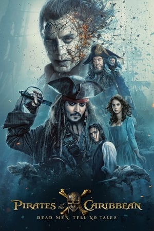 Pirates of the Caribbean Dead Men Tell No Tales 2017 180mb Dual Audio Hindi Web-DL Hevc Mobile Movie Poster