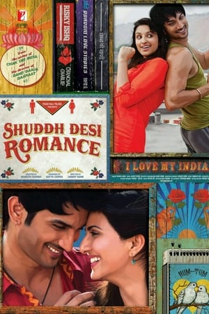 Shuddh Desi Romance 2013 Hindi Movie 720p HDRip x264 [1GB] Movie Poster