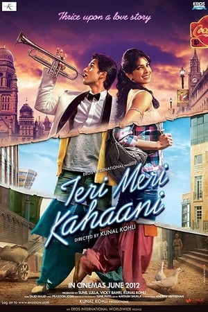 Teri Meri Kahaani 2012 Movie hevc 720p HDRip 600MB Movie Poster